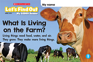Magazine Issue Cover, What Is Living on the Farm?