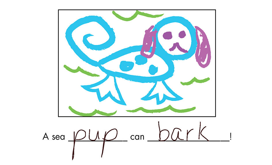 Example of a completed poster
